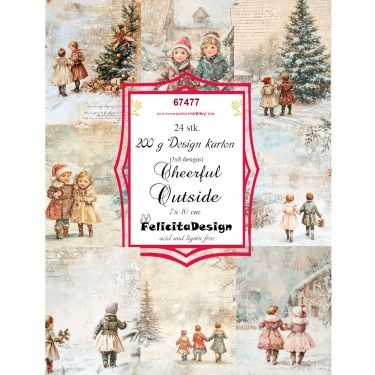 Toppers Cheerful outside 24 atk 7x10cm 200g